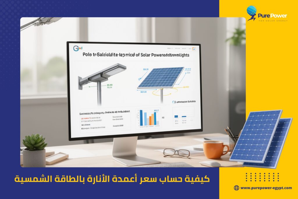 كيفية حساب سعر أعمدة الأنارة بالطاقة الشمسية